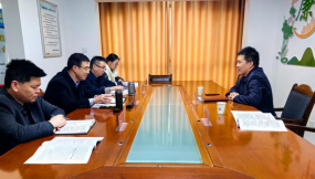  集團公司財務總監(jiān)曾志誠深入蘭港投公司和潤華公司調研